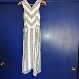 Adelyn Rae Criss Cross Back Midi Dress